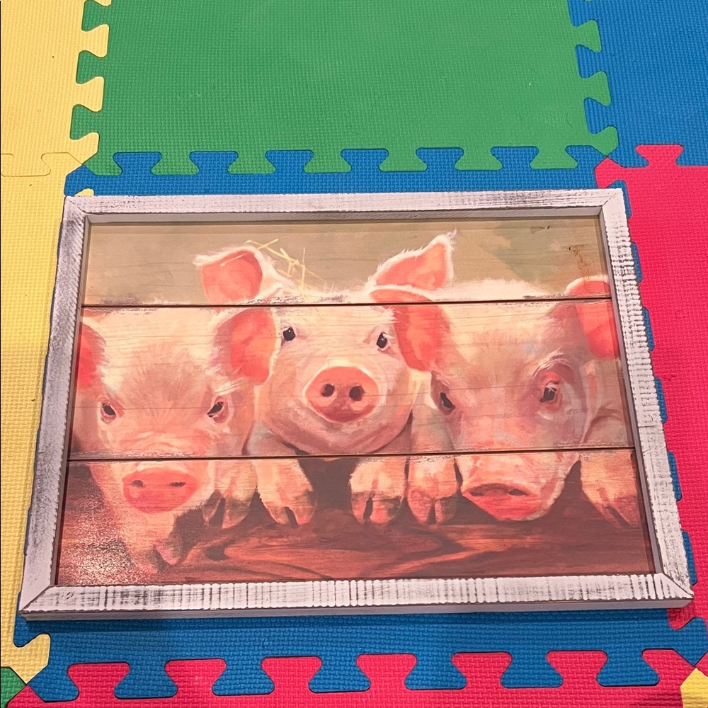 Hobby Lobby Pink Piglet Wall Art
